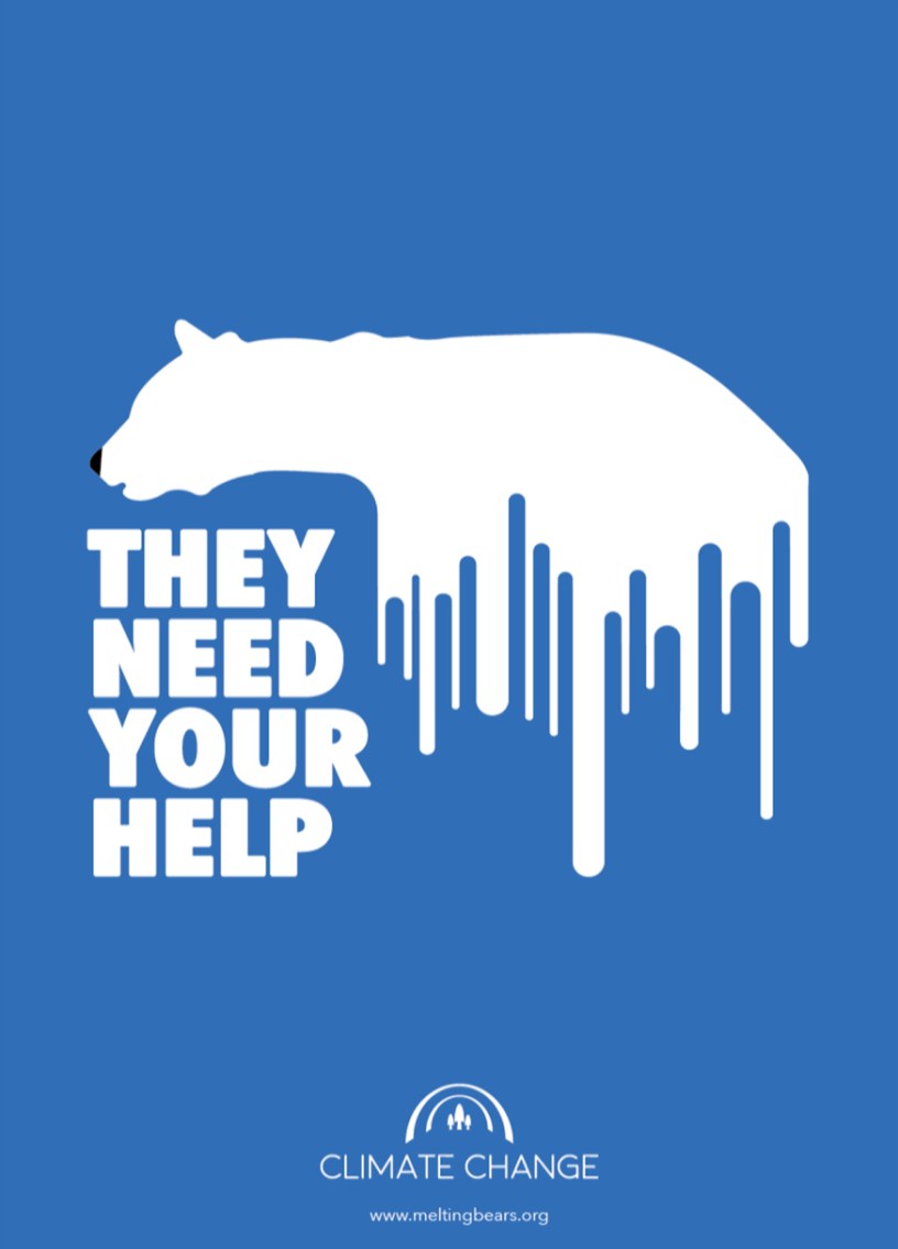 They Need Your Help climate change poster